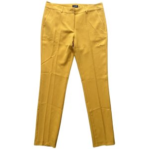 FIGARO μουσταρδί κλασικό παντελόνι με τσάκιση E191605M
